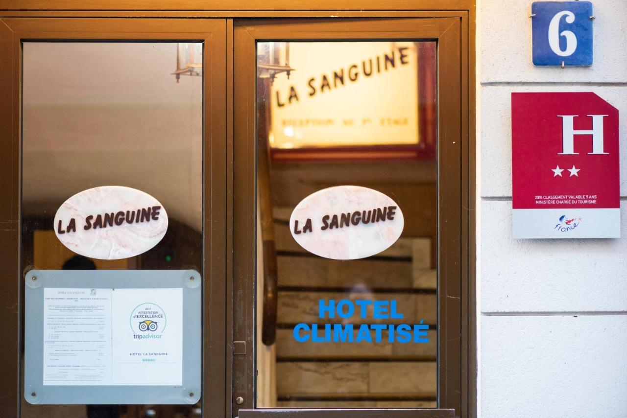Hotel La Sanguine París Exterior foto
